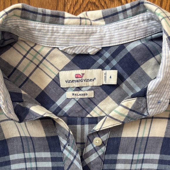 Women’s vineyard vibes plaid button down - Picture 2 of 4